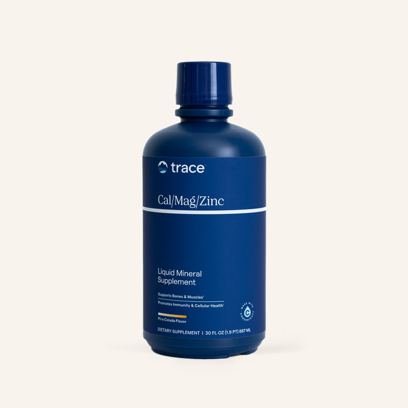 Cal / Mag / Zinc Liquid Mineral Supplement (30 oz) - Trace M. - Trace Minerals
